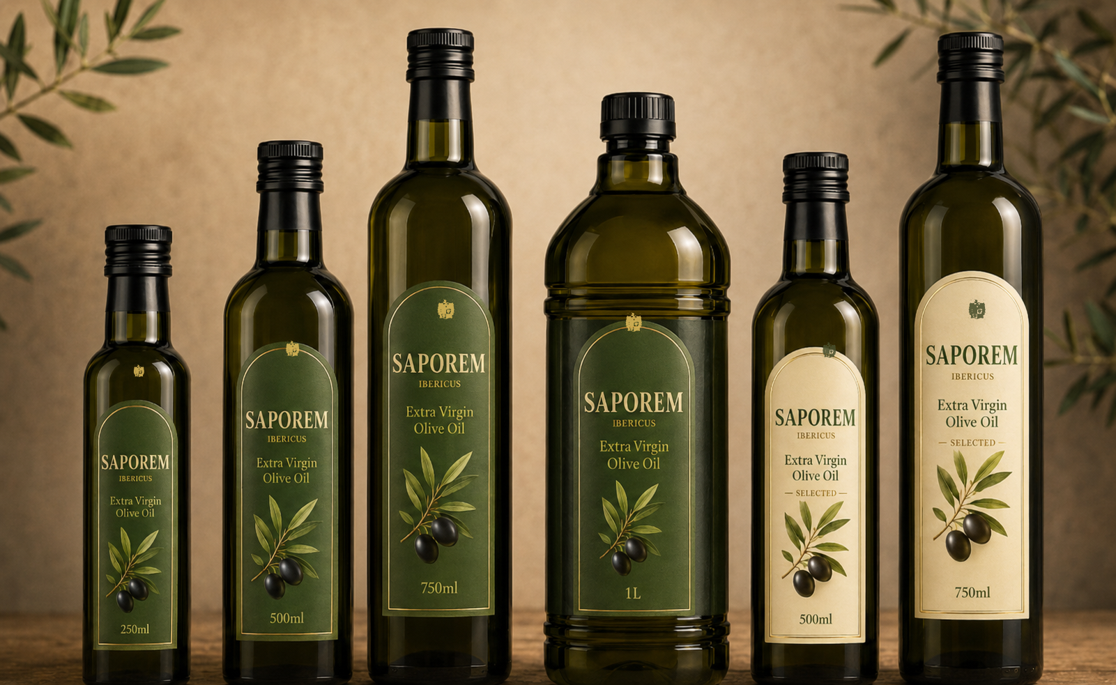 Saporem Ibericus Selected olive oil bottle